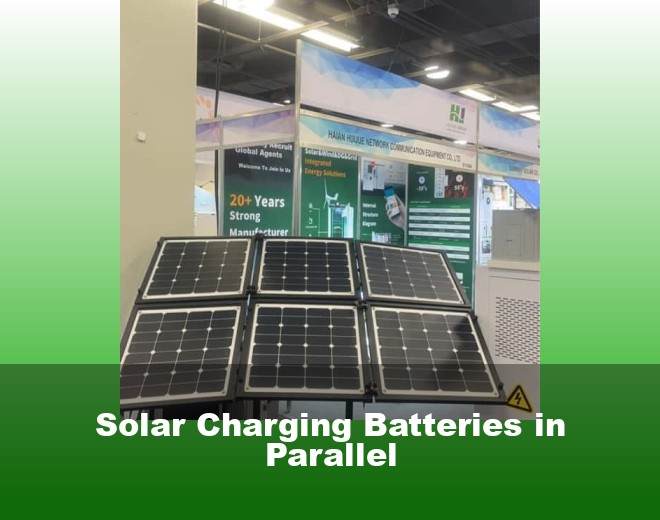 Solar Charging Batteries in Parallel